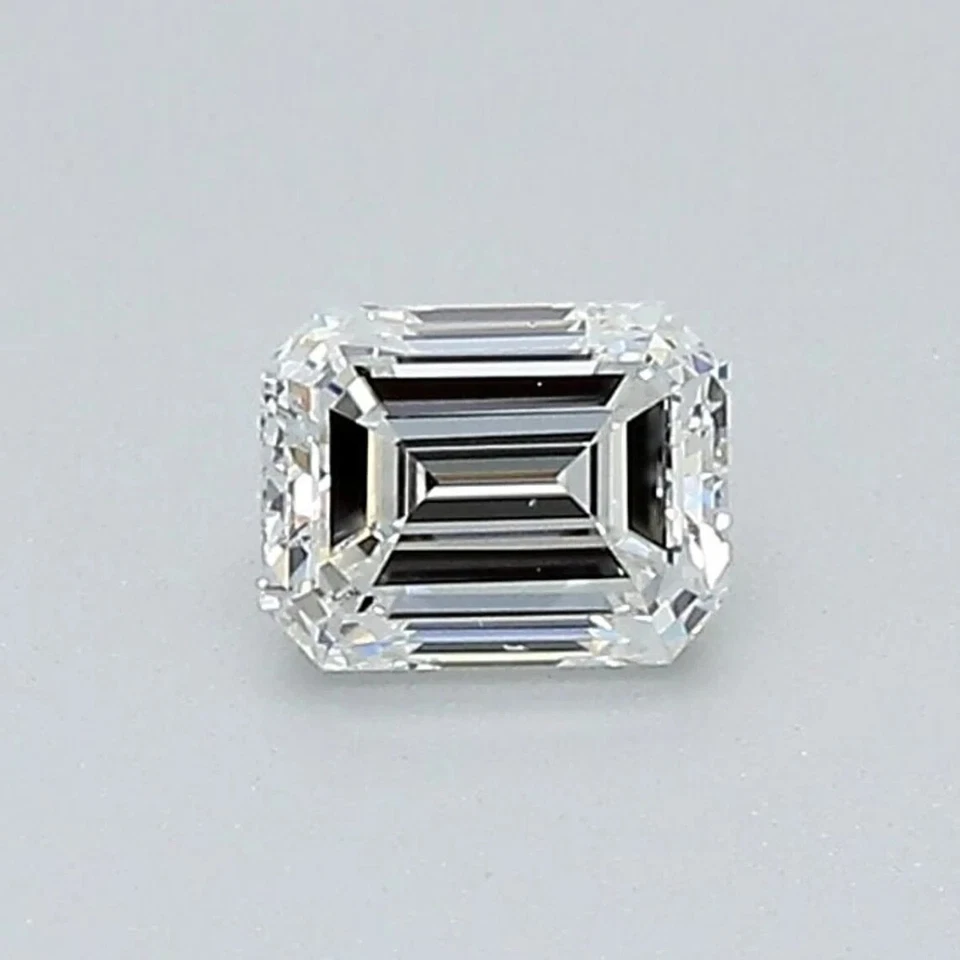 Сертифицированный натуральный белый бриллиант изумруд огранки VVS1 D 1 карат 1 бесплатный подарок K15 - Изображение 2 из 4