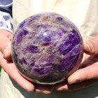 2210g  Natural dream amethyst crystal quartz ball Reiki healing — photo 5
