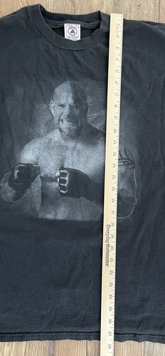 VTG Goldberg Who's Next WWE WWF Wrestling Faded Black T-Shirt Size L - Picture 5 of 6