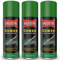 3X Ballistol Gunex 22200 Spezial-WaffenöL KriechöL Waffenpflege Spray 200Ml
