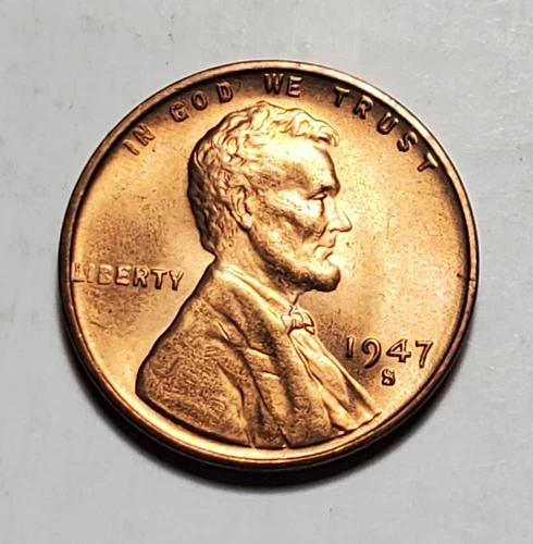 1947 S LINCOLN WHEAT PENNY UNC #C6885