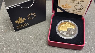 2020 Canada $20 Fine Silver Black & Gold The Canadian Horse Coin