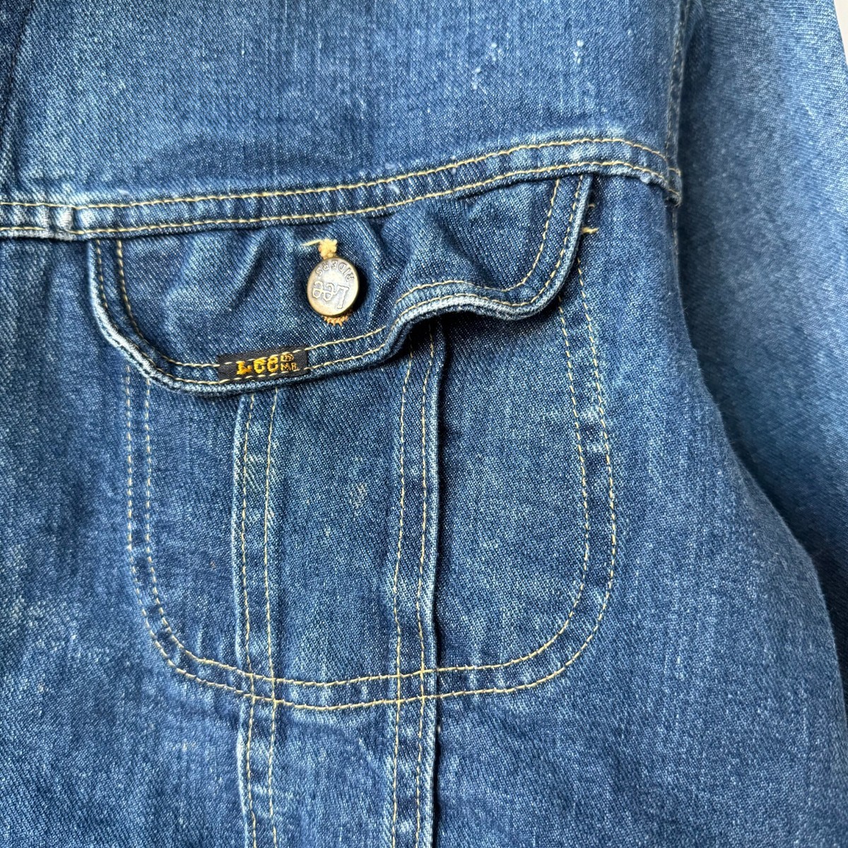 VTG Lee Jacket Mens 48 101-J 60s 70s Sanforized Riders Denim VTG Lee Jacket Mens 48 101-J 60s 70s Sanforized Riders Denim