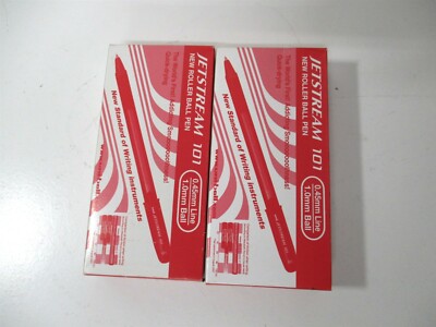 Jetstream (SX-101) Quickly Drying Uni-Ball Rollerball Pen - Lot of 24 Pens 