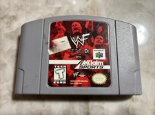 WWF Attitude Get It N64 Nintendo 64 Authentic 1997 Game Cartridge Only