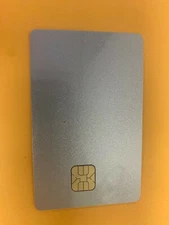 10 Blank Smart Card With Sle4428 Chip Magnetic Strip Hico 3 Track - Silver