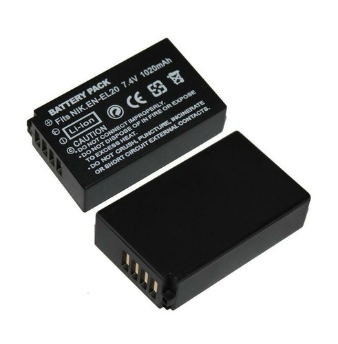 EN EL20 Battery For Nikon 1 AW1 1 J1 1 J2 1 J3 1S1 1V3 Coolpix A P950 P1000 DL24