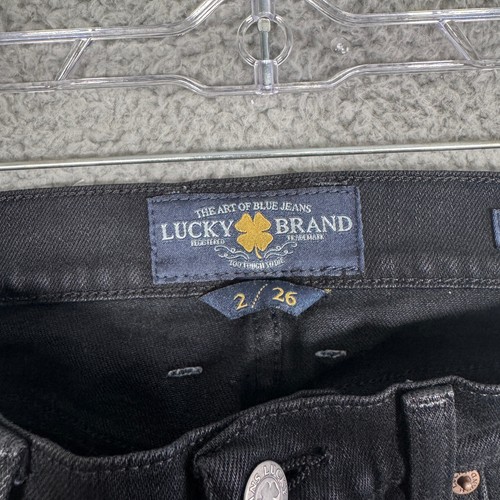 Lucky Brand Jeans Womens Size 2/26 Black Sweet N Low Bootcut - Picture 3 of 13