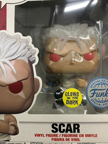 Funko Pop! Scar #1486 Fullmetal Alchemist Brotherhood Edición Especial Brilla en th - Imagen 3 de 4