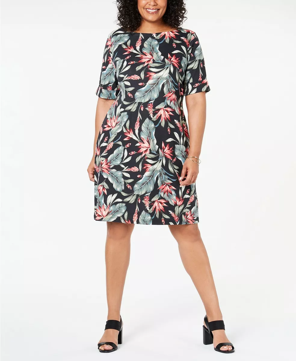 Karen scott plus shop size dresses