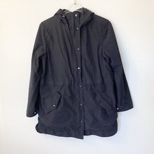 Old Navy Hooded Rain Jacket - Black - M