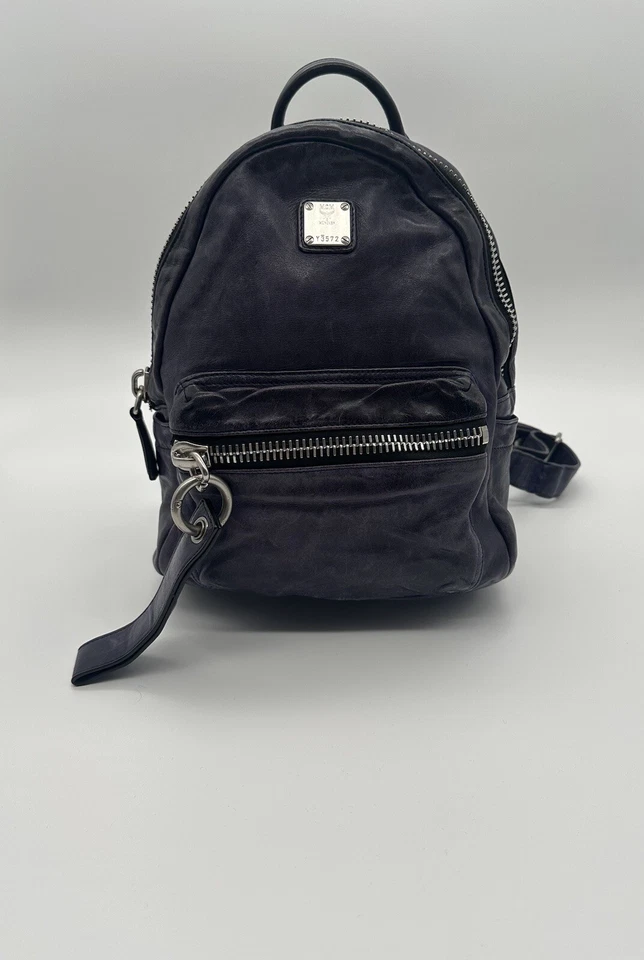 Sehr selten!!! Original MCM Rucksack (echt LEDER) Lila Sample Exemplar