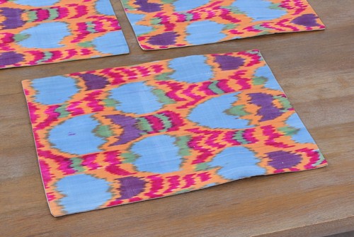 Ikat Pillow Cover Uzbek SET of 3 pcs 15.16"x18.90" Brand New Fast Shipment 16125 - Picture 7 of 11