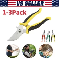 3× NEW Pruning Shears Cutter Home Gardening Plant Scissor Branch Garden Pruner