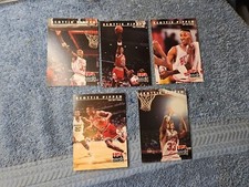 1992 SkyBox USA Lot Of 5 Scottie Pippen Chicago Bulls HOF Basketball Card