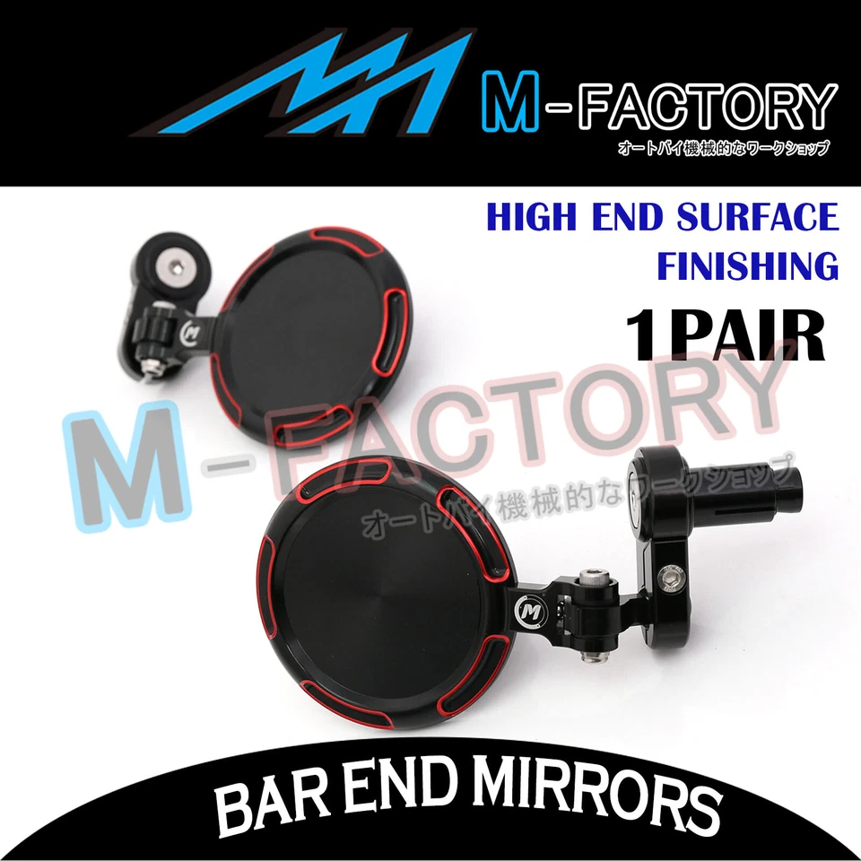 Espejos retrovisores de extremo de barra tintada sónica plegables Billet Fit Yamaha YZF R6 YZF-R1 Foto 3 de 4