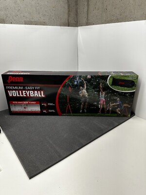 Penn Easy Fit Premium Volleyball Set w/ Adjustable Net and Ball Beach Party NEW