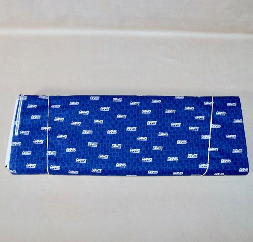 New York Giants ~ Mini Logo Pattern NFL Cotton Fabric 1/4 Yard 9” X 44” New - Picture 7 of 21