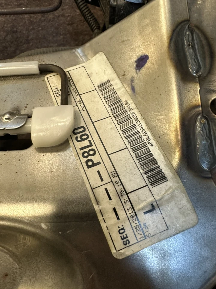 2016 TOYOTA SIENNA ПЕРЕДНЕЕ СИДЕНЬЕ XLE НИЖНЯЯ ПОДУШКА РАМА ОСНОВАНИЕ ЛЕВАЯ СТОРОНА OEM - Изображение 2 из 4