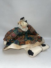 Shelf Sitting Cow Lady Figure Wood Carved Figure 10  