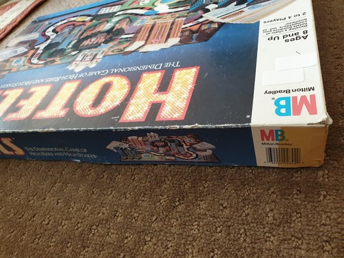 HOTELS 1987 Vintage Milton Bradley Dimensional Board Game COMPLETE - Picture 7 of 17