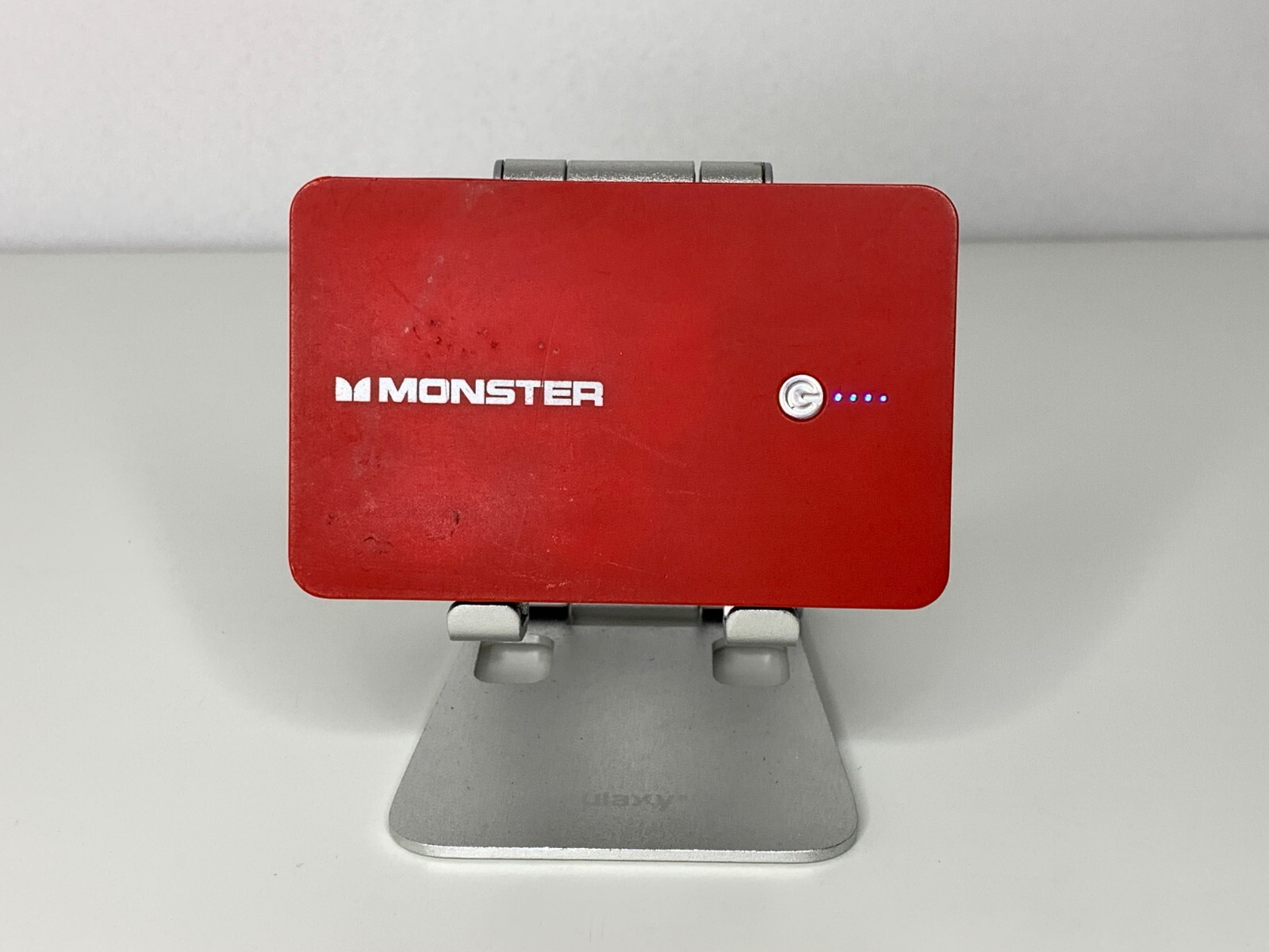 Monster Power Bank Red Portable 7500 mAh Capacity Power Bank 133382