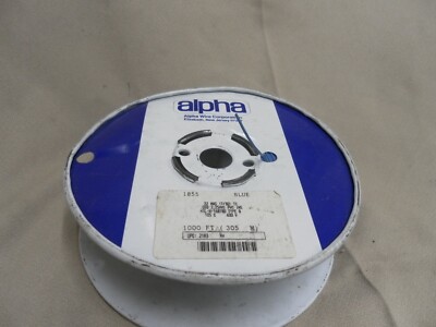 300 ALPHA WIRE 22 AWG (7/30) PVC INS MIL-W-16878D TYPE B 105C 600V Blue Stranded