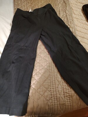 MaxStudio wide leg cropped dress pant slack sz 8