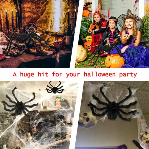 11,8" -78,7" LED gefälschte Spinne Halloween Dekor Spukhaus Requisite riesige Party Zum Selbermachen - Bild 15 von 26