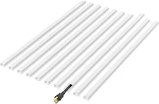 142" Mini Cable Hider Wall -  Cord Cover for Single Cord, PVC Wire Concealer for