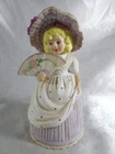 BELL / FIGURINE PORCELAIN BISCUIT "CHARLOTTE" MARJORIE SARNAT INDONESIA