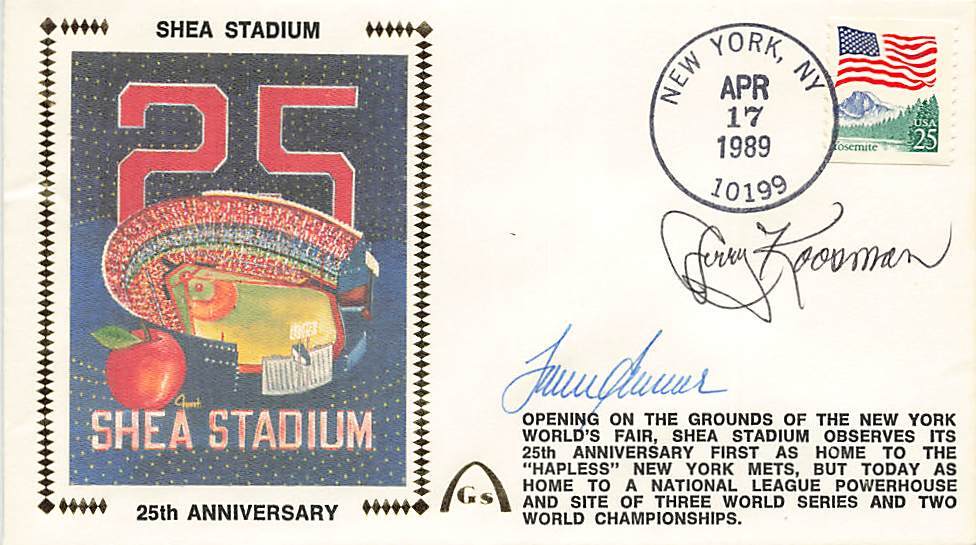 Jerry Koosman & Tom Seaver Signed First Day Cover Autograph PSA/DNA AN95959