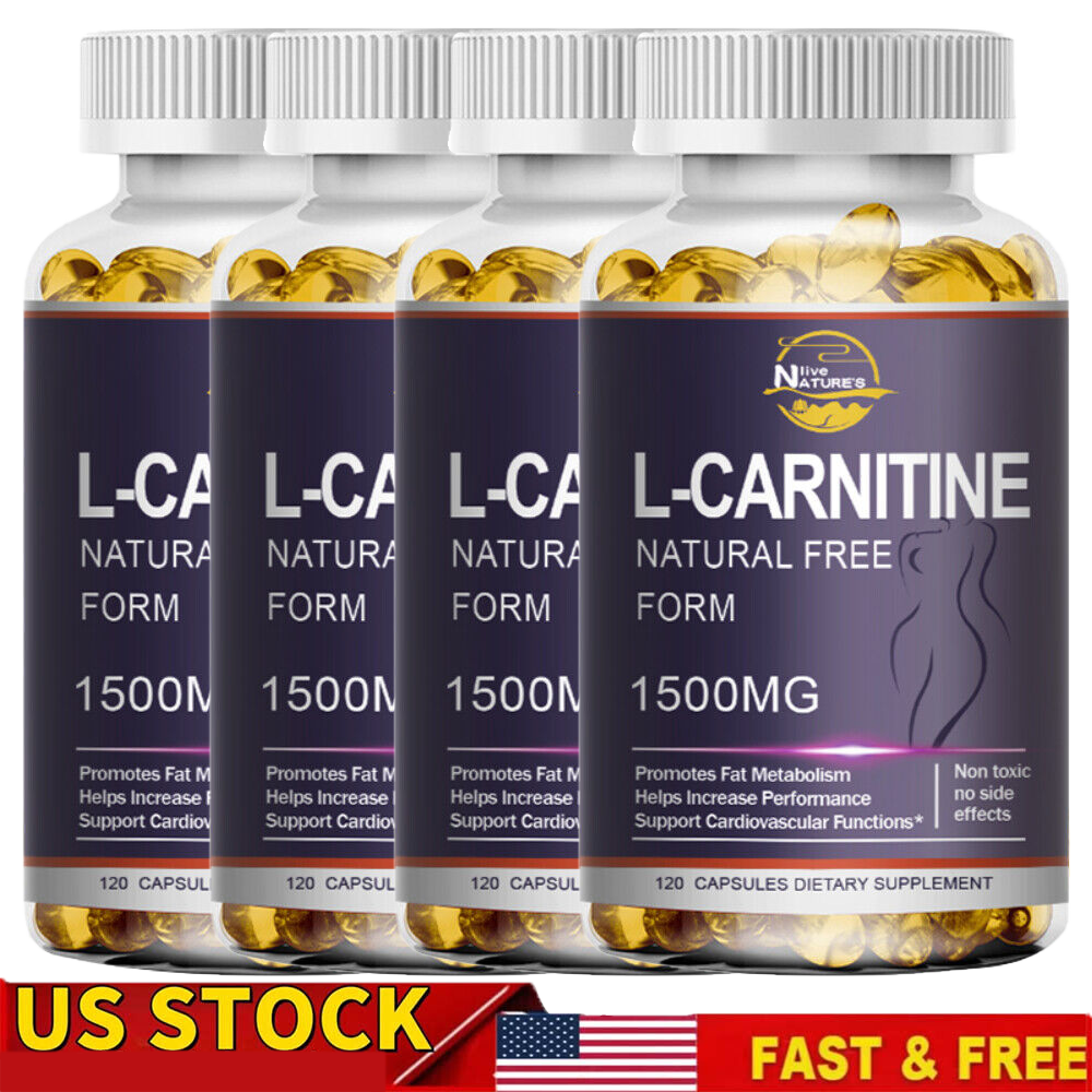 480ct L-Carnitine - Boost Metabolism Reduce The Accumulation of Metabolic Waste