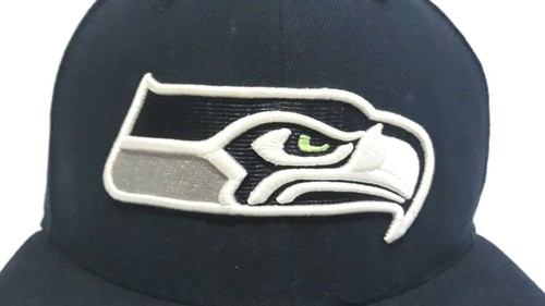 NFL Seattle Seahawks 59Fifty New Era Cap Navy Blue Hat Size 7 55.8 Cm NFC West - Picture 15 of 22