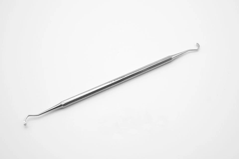 SALEEM GERMANY INSTR. Dentalinstrument, Zahnarzt, Excavator White doppelendig