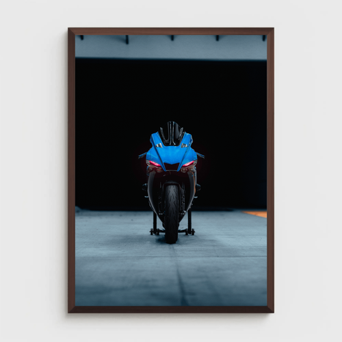 Yamaha R1 Motorcycle Art Print #013 - Speed Inspired Wall Decor - Picture 2 of 12