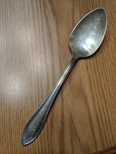 Vintage "Community Silver" Flatware spoon 8 3/16" long pointed end