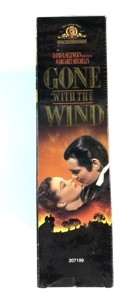 Gone With the Wind VHS 1998 2 Tape Box Set SEALED Free Shipping - Image 3 of 4
