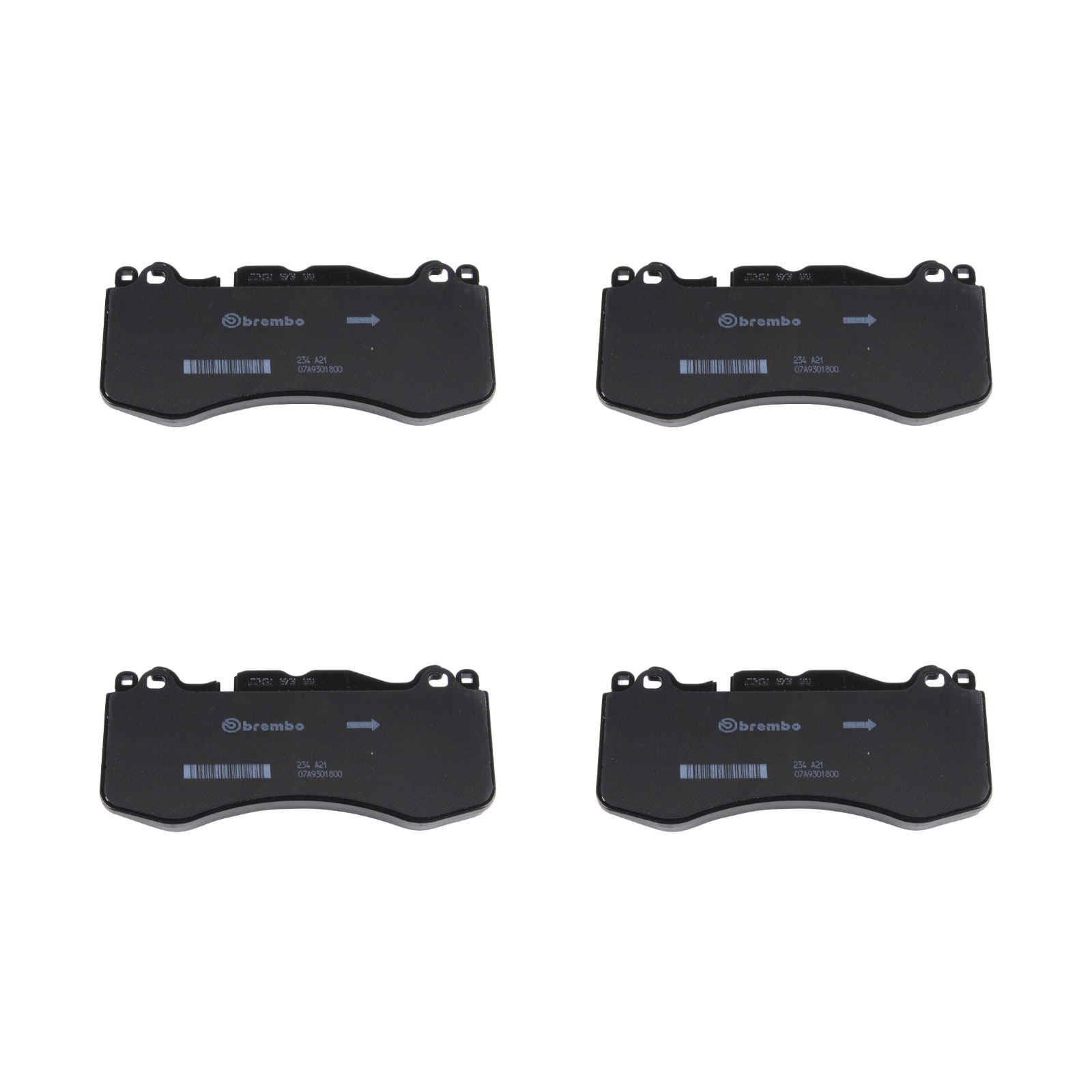 MASERATI QUATTROPORTE, front brake pads 673012045