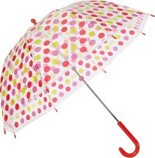 Amazon Basics Kids Clear Bubble Umbrella DOTS pattern