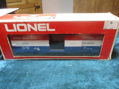 Lionel O Gauge U.S. Post Office Mail Boxcar 6-9708 Original Box Mint