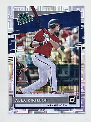 Alex Kirilloff 2020 Panini Donruss Rated Prospects Vector #RP-8 Minnesota Card
