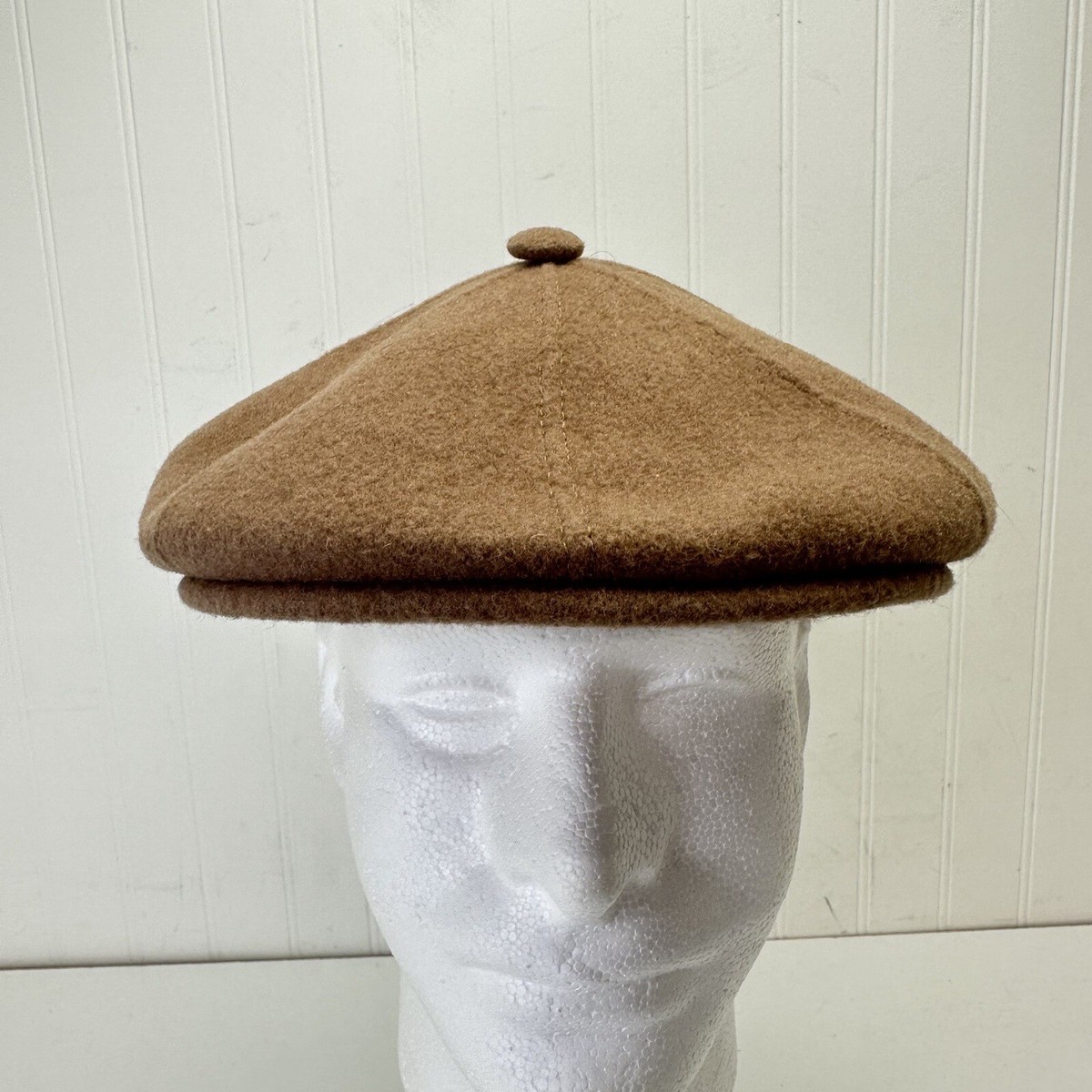 Vintage KANGOL Hat Gatsby Newsboy 8/4 Applejack 8 Panel Wool Vintage KANGOL Hat Gatsby Newsboy 8/4 Applejack 8 Panel Wool