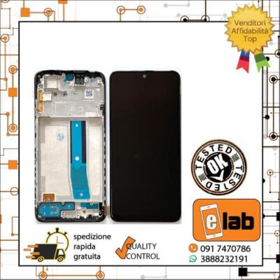 Display LCD Per Xiaomi Redmi Note 11 4G (Incell) - Modello 2201117TG - Ricambio Generico Nero