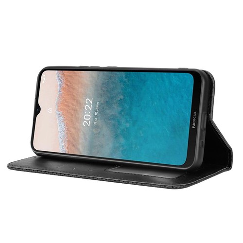 For Nokia C21 PLUS Phone Case Magnetic Leather Wallet Stand Flip Cover - Picture 5 of 12