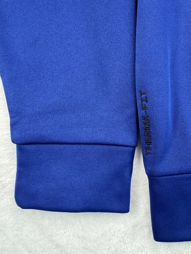 Nike Hombre Therma-Fit Polar Ropa Activa Entrenamiento Chaqueta Bomber Azul Talla L - Imagen 6 de 17