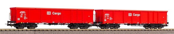 Piko 58234 / 2Er Set - Off. GüTerwagen Eaos-X, Db Ag Ep. V, Mit Sandladung / H0-image