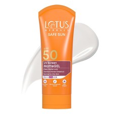 Lotus Herbals Safe Sun UV Screen Matte Gel, SPF 50, 100g.