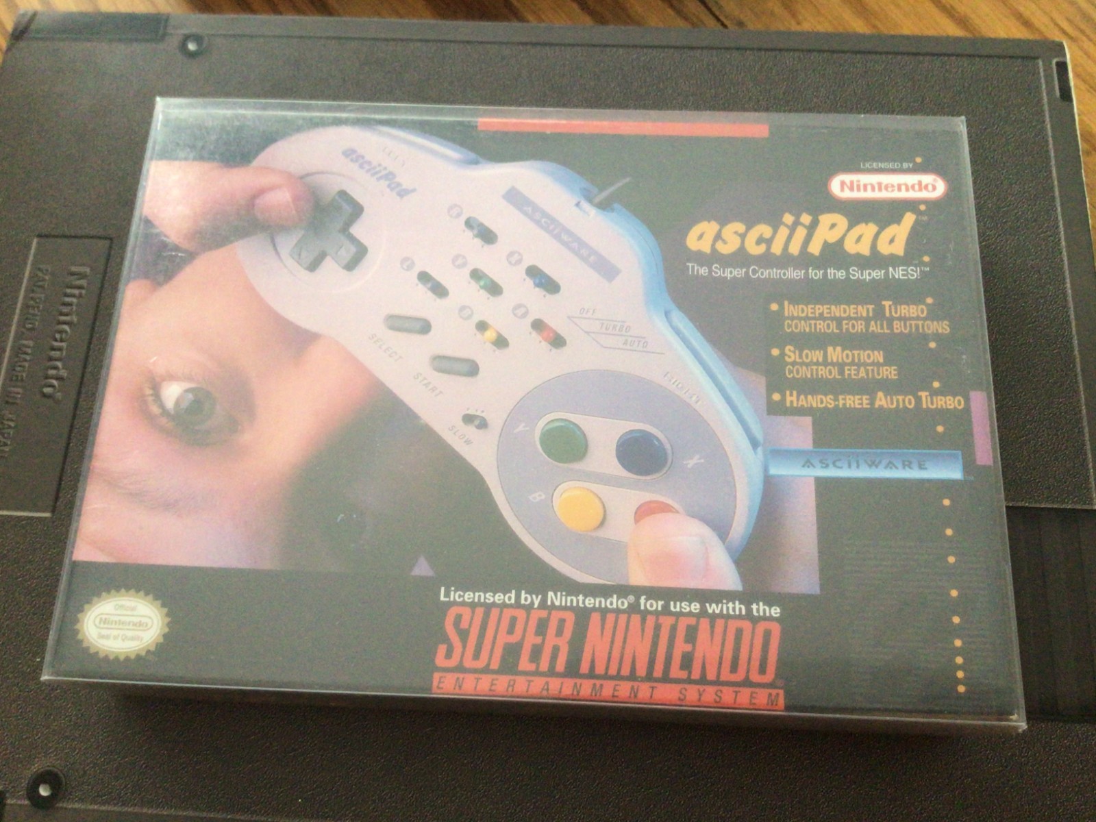 Super Nintendo SNES Controller Asciiware asciiPad,NTSC-Version Brand New sealed