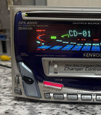 JVC Kenwood DPX-4000V Car Stereo Receiver Unit Used Tested Working